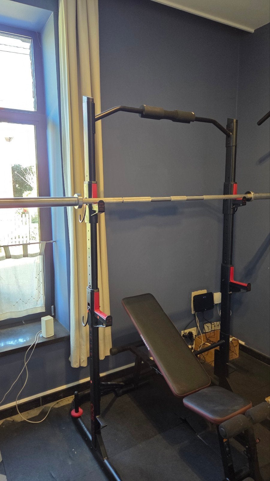 Lot, Rack de musculation, Enlèvement, Comme neuf, Pectoraux, Autres types