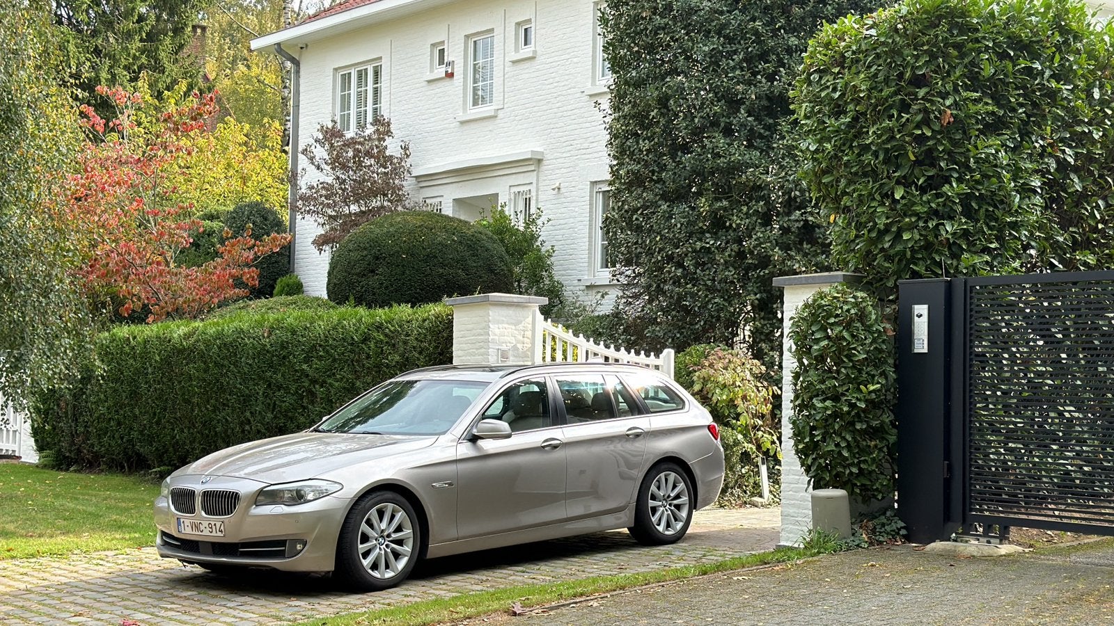 BMW 530D Xdrive Automatisch/1 Main - BMW NOTEBOOK!, Auto's, Automaat, Leder, Bedrijf, Zilver of Grijs