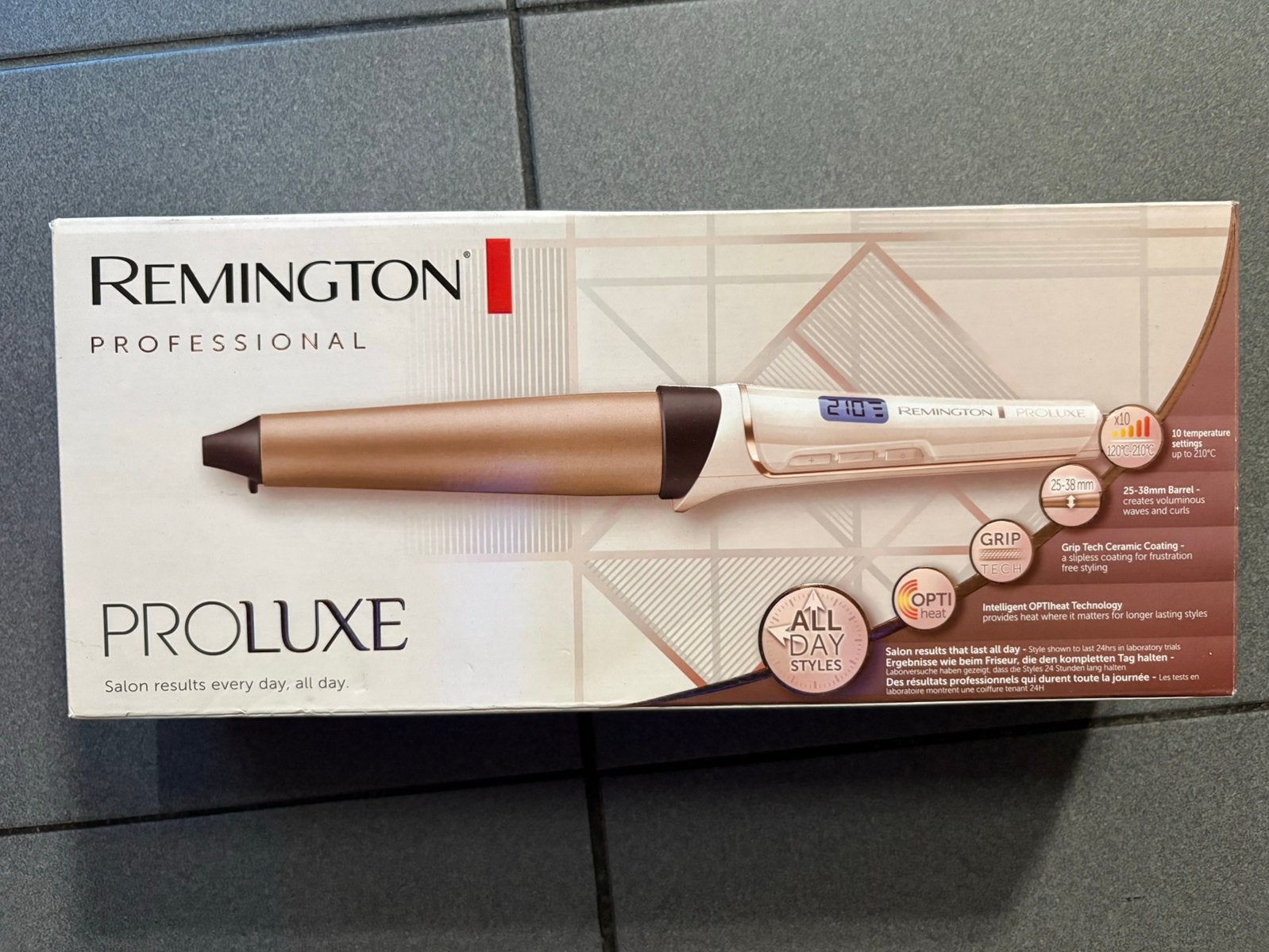 Remington Proluxe PRO stijltang (krultang) – als nieuw, Ophalen of Verzenden, Zo goed als nieuw