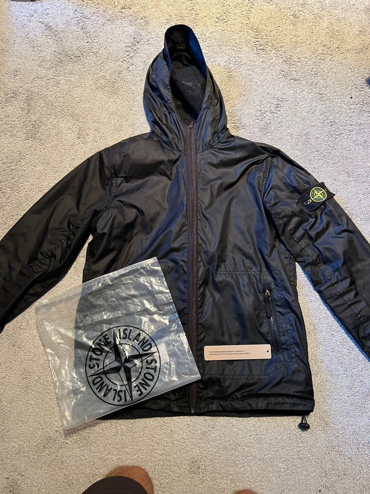 Stone island jasje s, Vêtements | Hommes, Vestes | Hiver, Enlèvement, Neuf, Taille 46 (S) ou plus petite, Noir