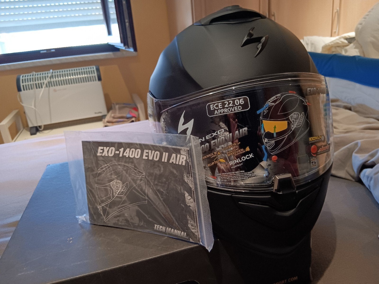 Motohelm, Ophalen