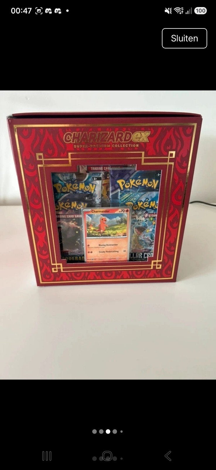 pokemon charizard super collection box, Ophalen, Nieuw, Boosterbox, Foil