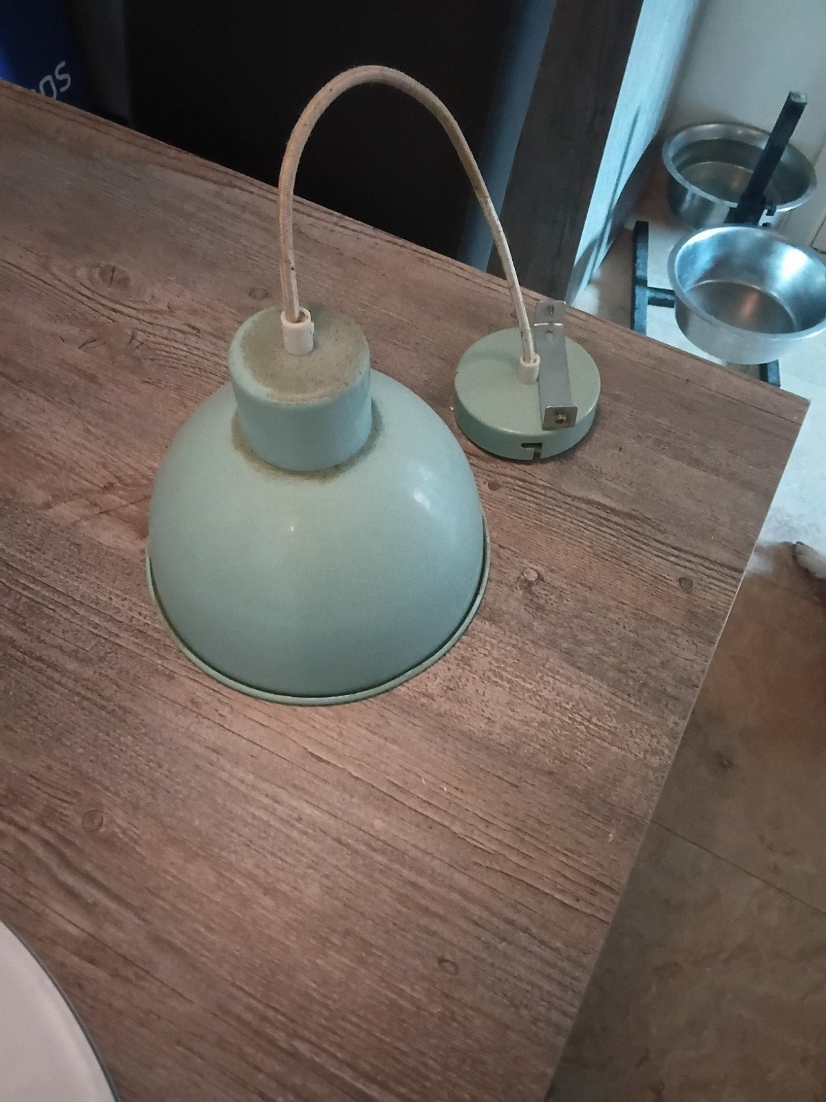 Hangluster te koop., Ophalen