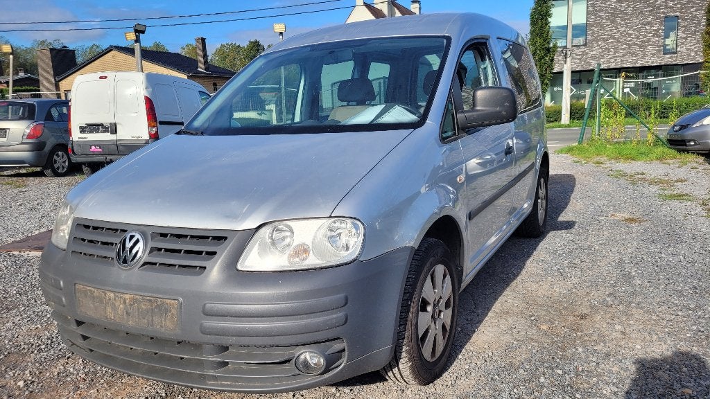 vw caddy 2.0i /CNG OHBOEK 5 zitpl 2009, Auto's, Voorwielaandrijving, 4 deurs, Bedrijf, Grijs