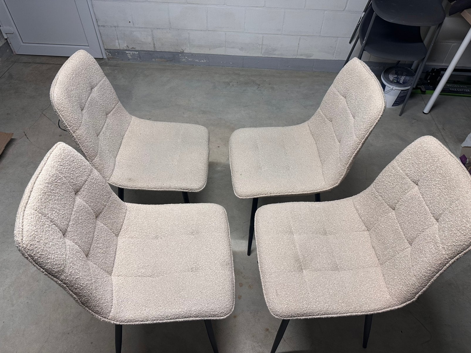 Beige van kwantum, Maison & Meubles, Chaises, Comme neuf, Tissus, Enlèvement