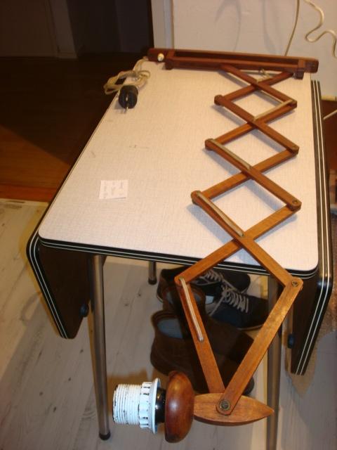 LAMPE À CISEAUX DESIGN DANOIS, ANNÉES 1960/70, N° 3, Enlèvement, Comme neuf, Bois