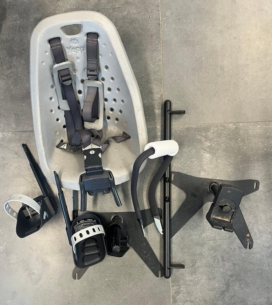 Thule front seat + adapter urban arrow, Vélos & Vélomoteurs, Enlèvement, Comme neuf