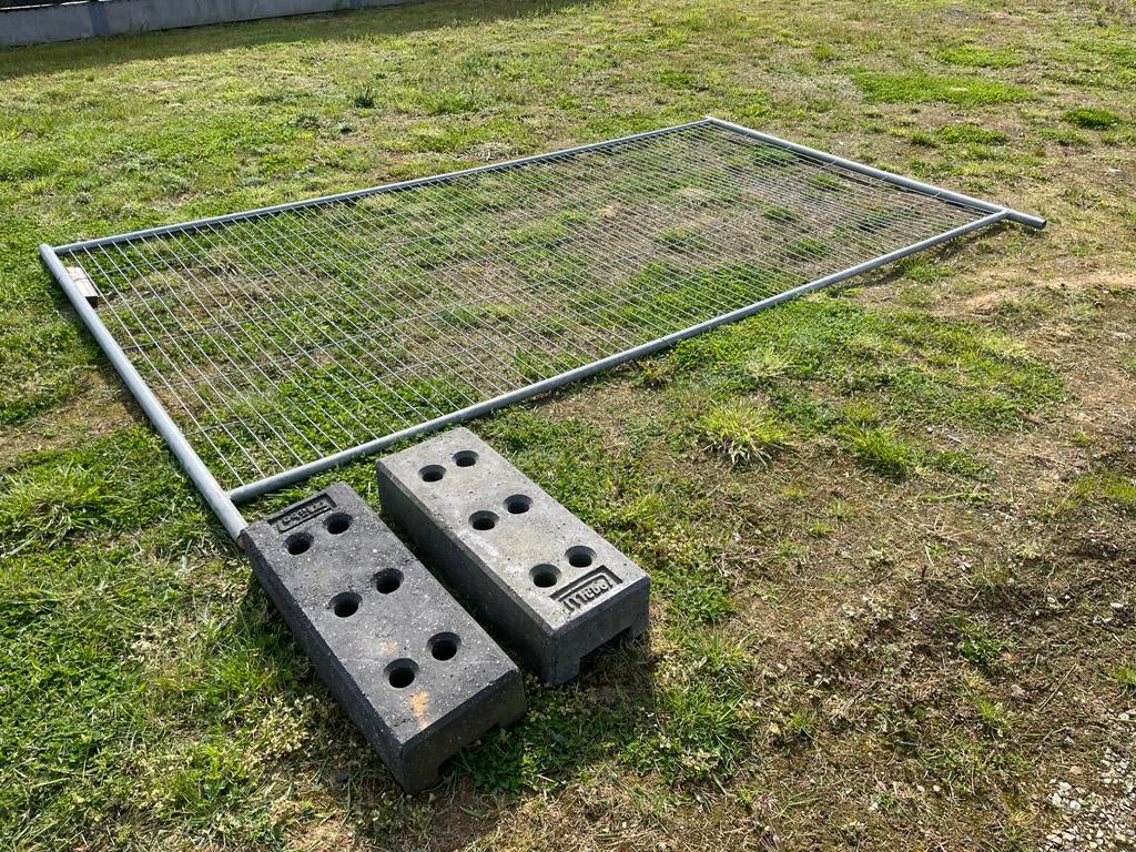 Bouwhek heras hek, Tuin en Terras, Ophalen, Gebruikt, IJzer, Gaashekwerk