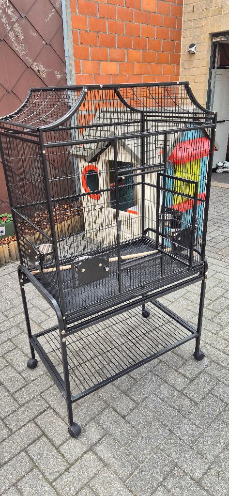Vogelkooi, Enlèvement, Comme neuf, Métal, Cage à oiseaux