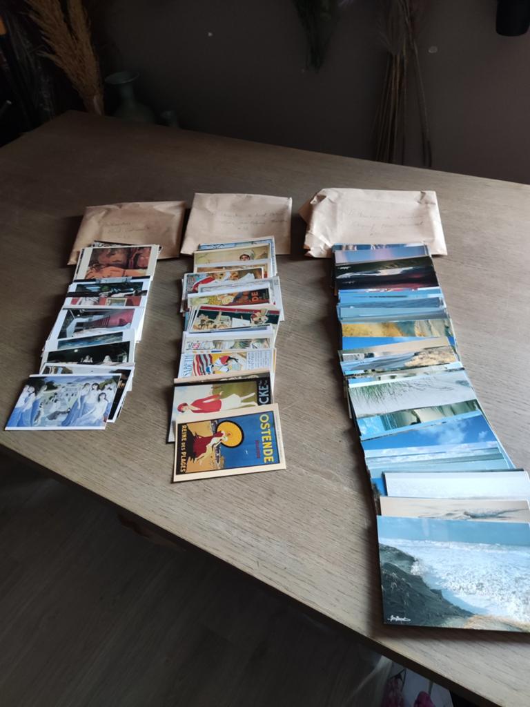 Lot Postkaartenb190 stuks, 3 soorten, Verzamelen, Ophalen