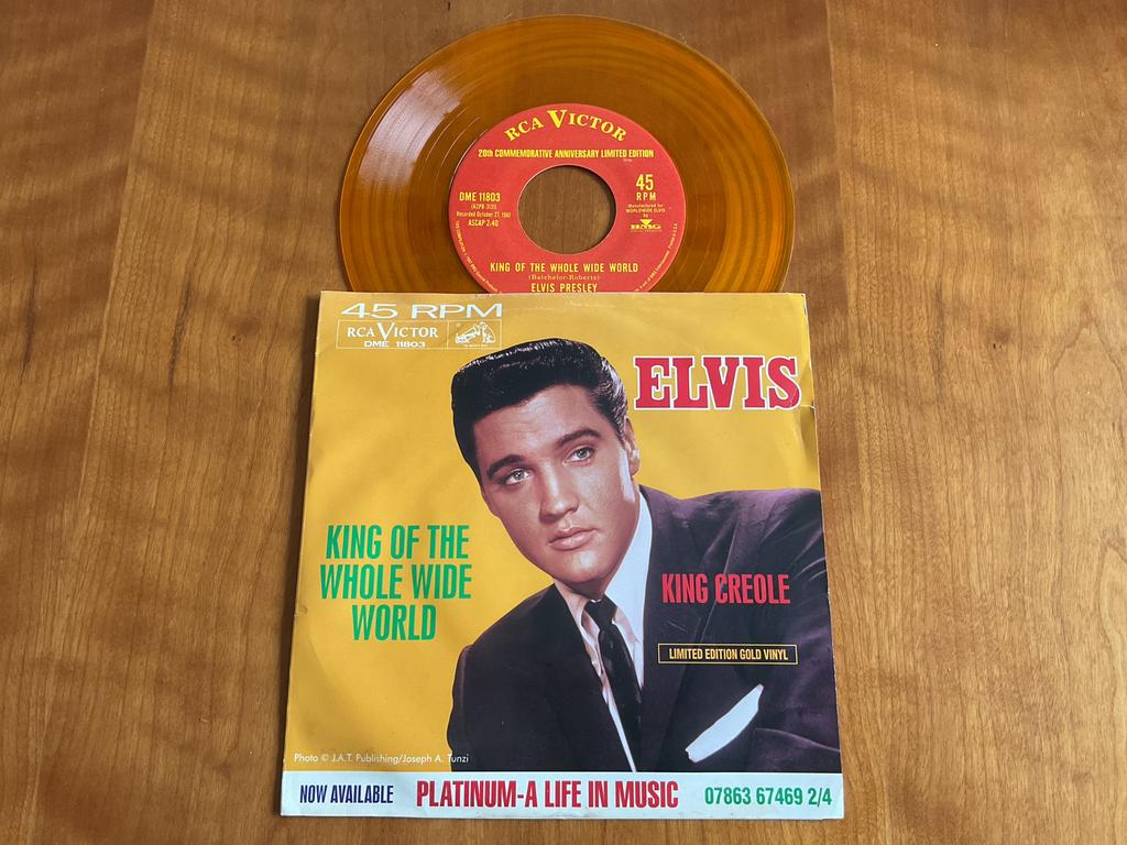 Elvis Presley - King Of The Whole Wide World / King Creole., Ophalen of Verzenden, Gebruikt