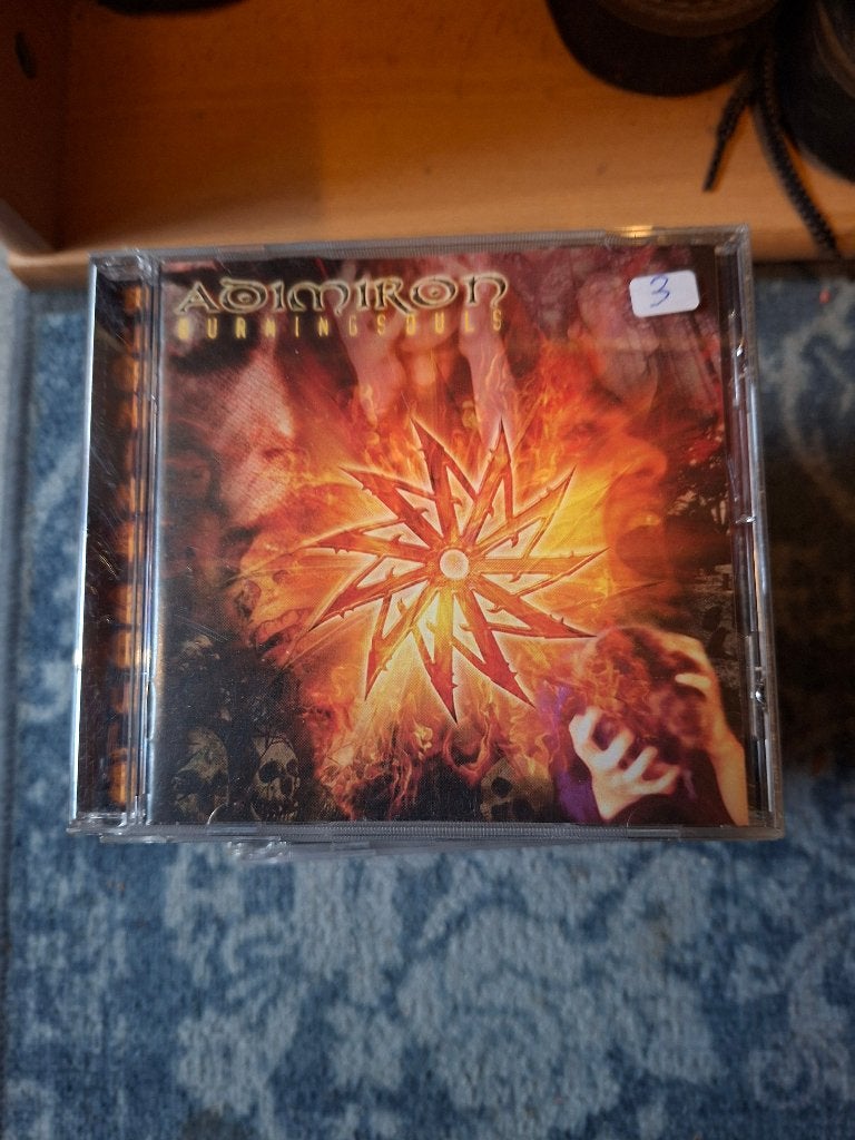 cd - adimiron - burning souls, Death metal, Enlèvement ou Envoi, Comprend un livret, Comme neuf