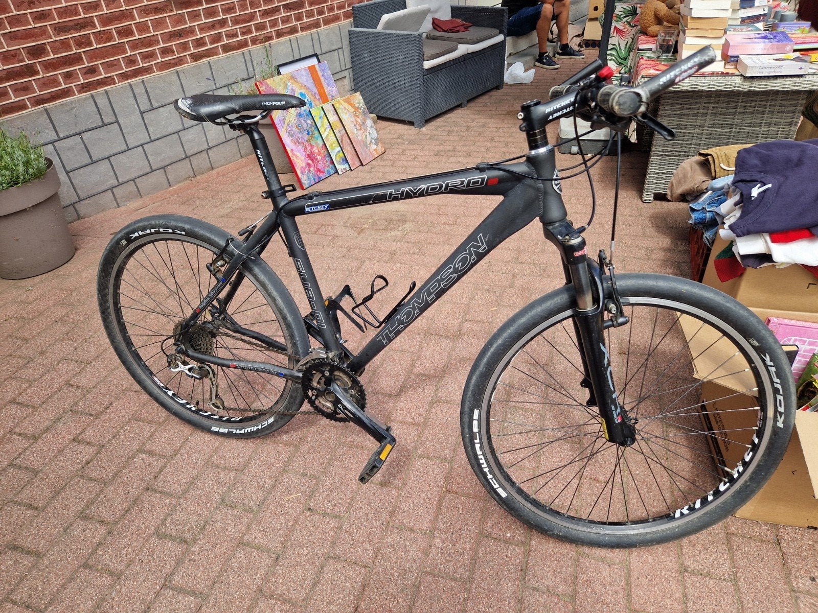 Vélo de montagne Thompson, Enlèvement