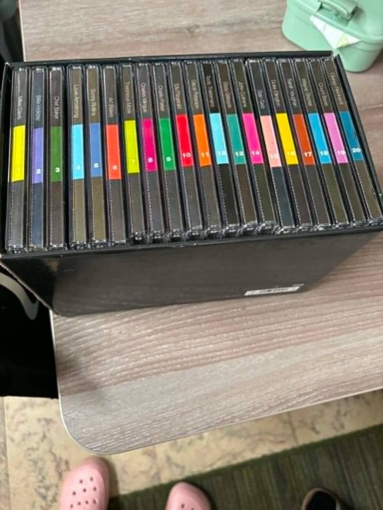20cdbox,mooie collectie,20 cd's van de beste jazz artiesten., Boxset, Speciale editie, Ophalen of Verzenden, Zo goed als nieuw