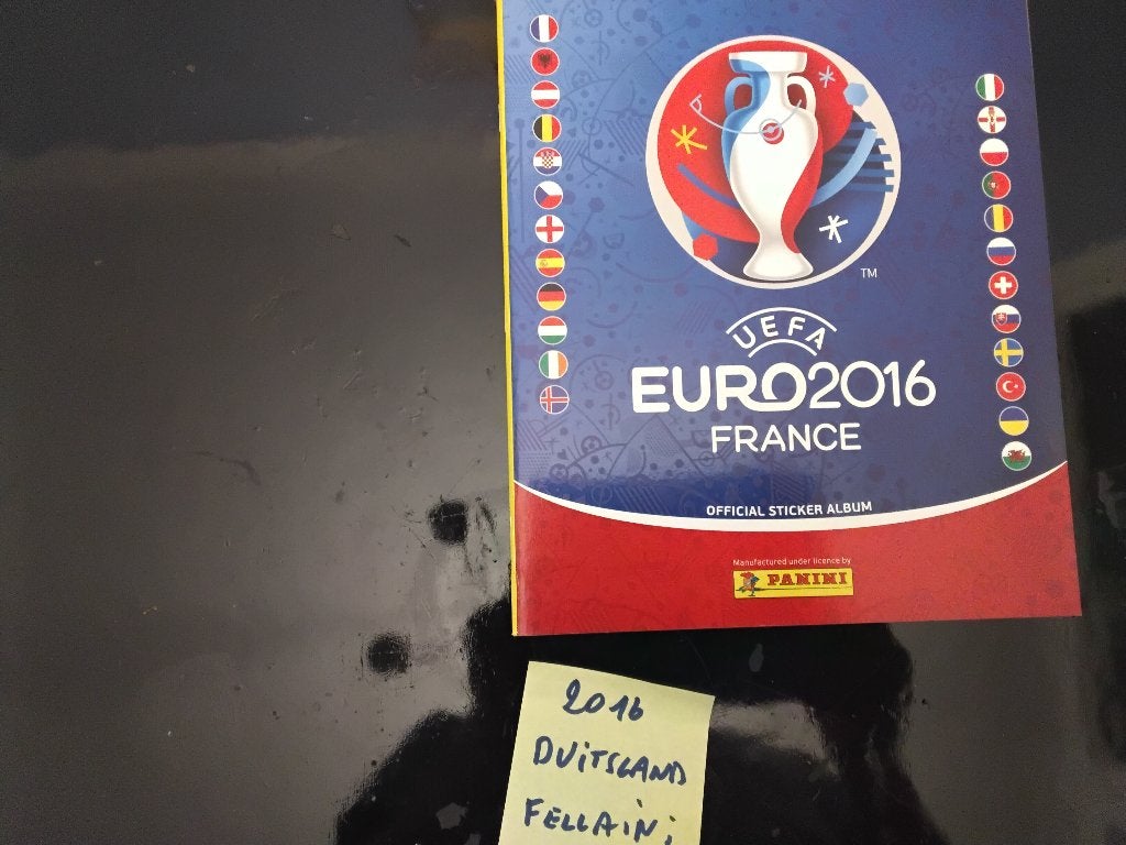 Album Panini Euro 2016 France - Fellaini (édition allemande), Enlèvement, Comme neuf