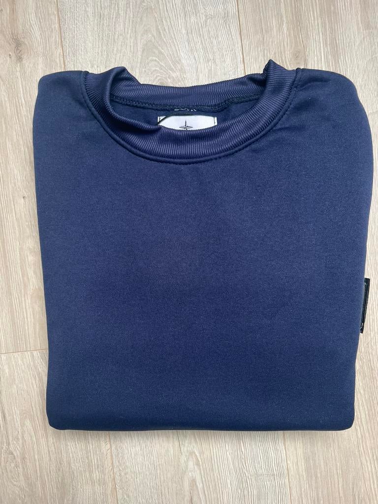 Stone Island Sweater Marineblauw – Maat M – Zeer goede staat, Ophalen of Verzenden, Zo goed als nieuw, Maat 48/50 (M), Blauw