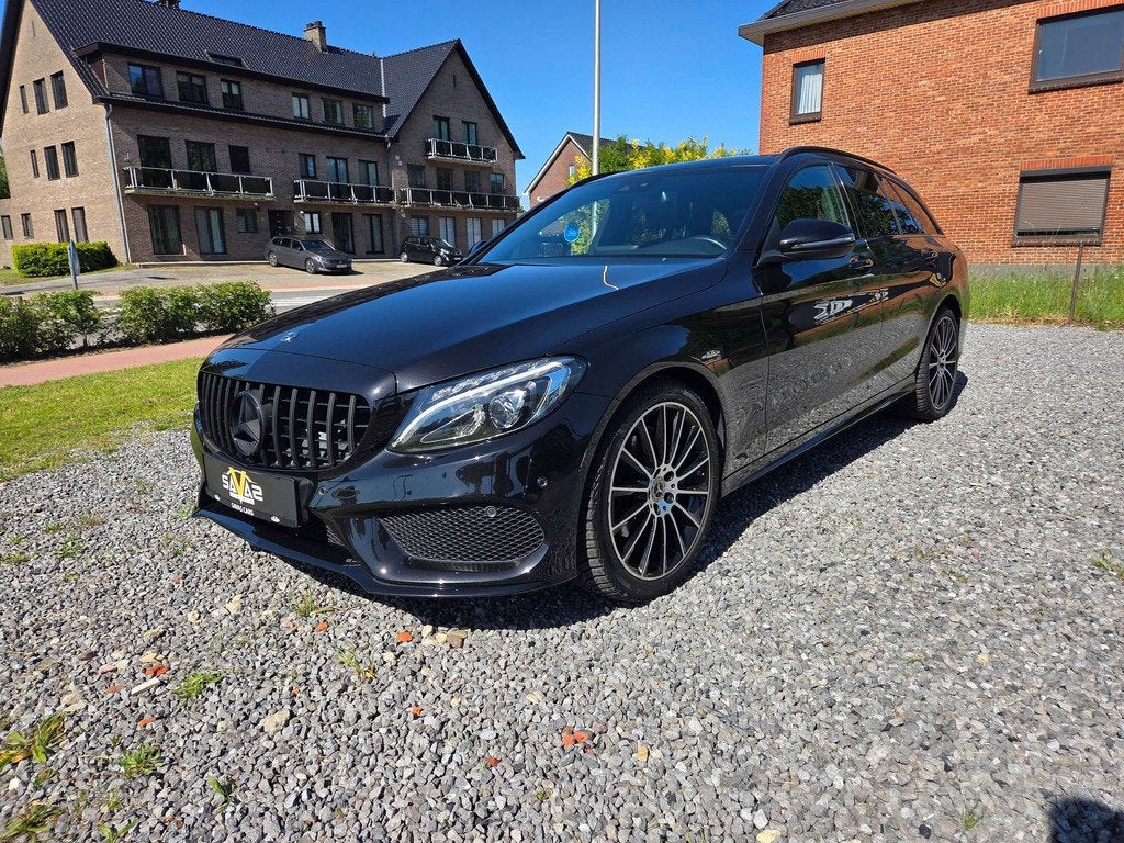 Mercedes-Benz C 180 C 180 Business Solution AMG/Pano/Burmest, Auto's, Automaat, Gebruikt, Zwart, 4 cilinders