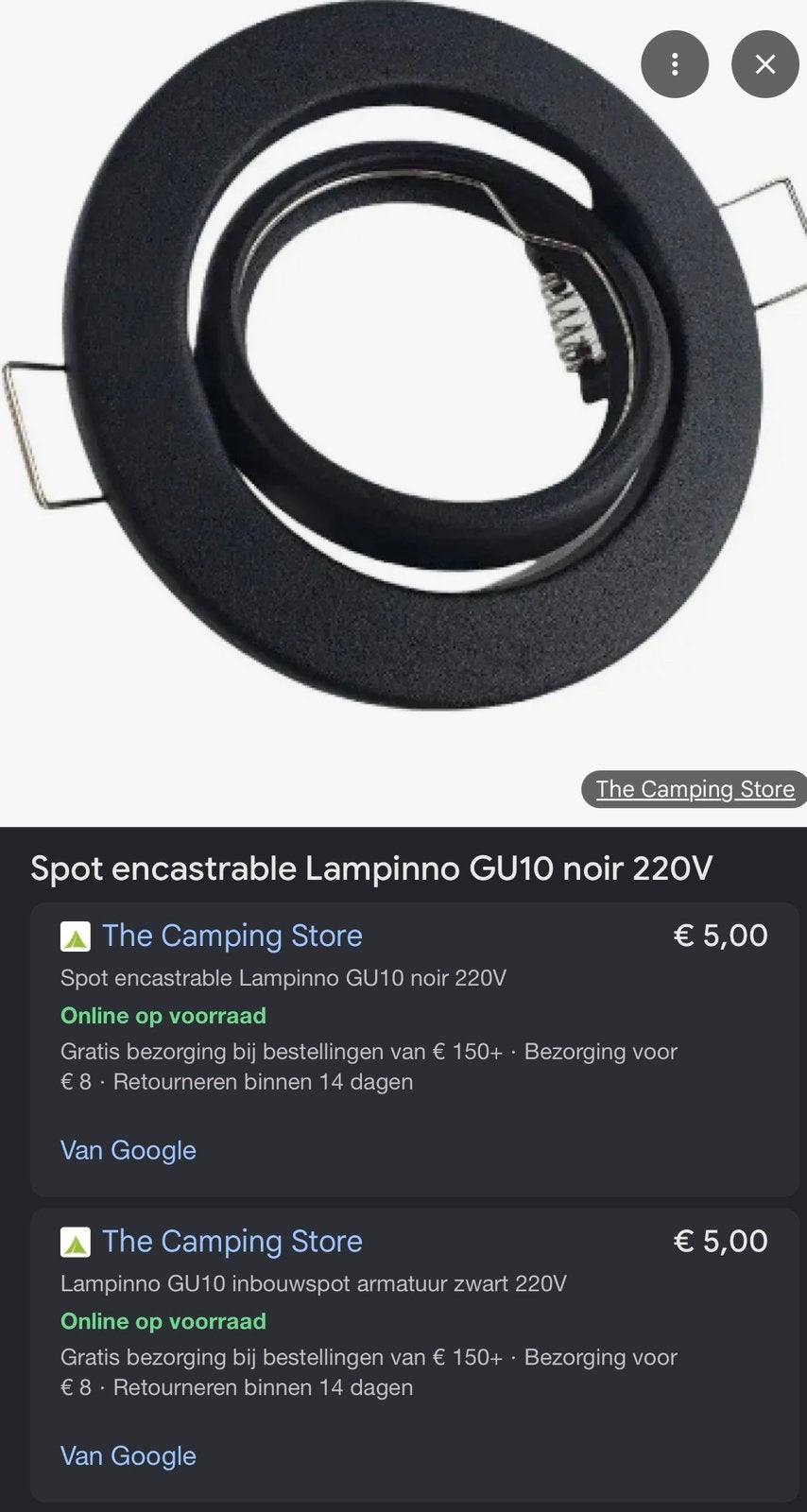 Spot 100 stuks, Maison & Meubles, Lampes | Spots, Enlèvement