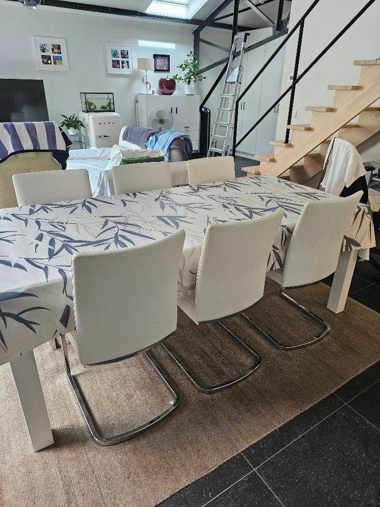 stoelen, Huis en Inrichting, Ophalen, Kunststof, Wit, Zo goed als nieuw