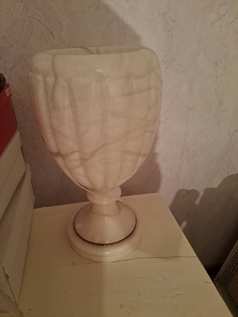 marmeren lamp, Ophalen, Zo goed als nieuw