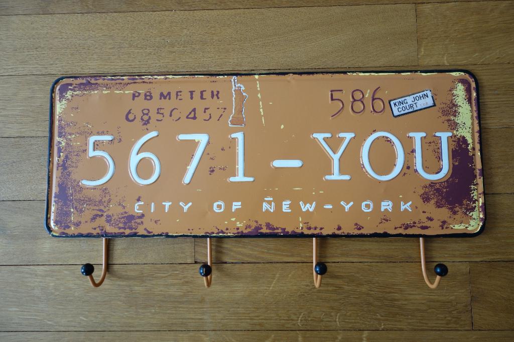 Porte manteaux métal "New-York", Moins de 100 cm, Portemanteau mural, Enlèvement, Utilisé