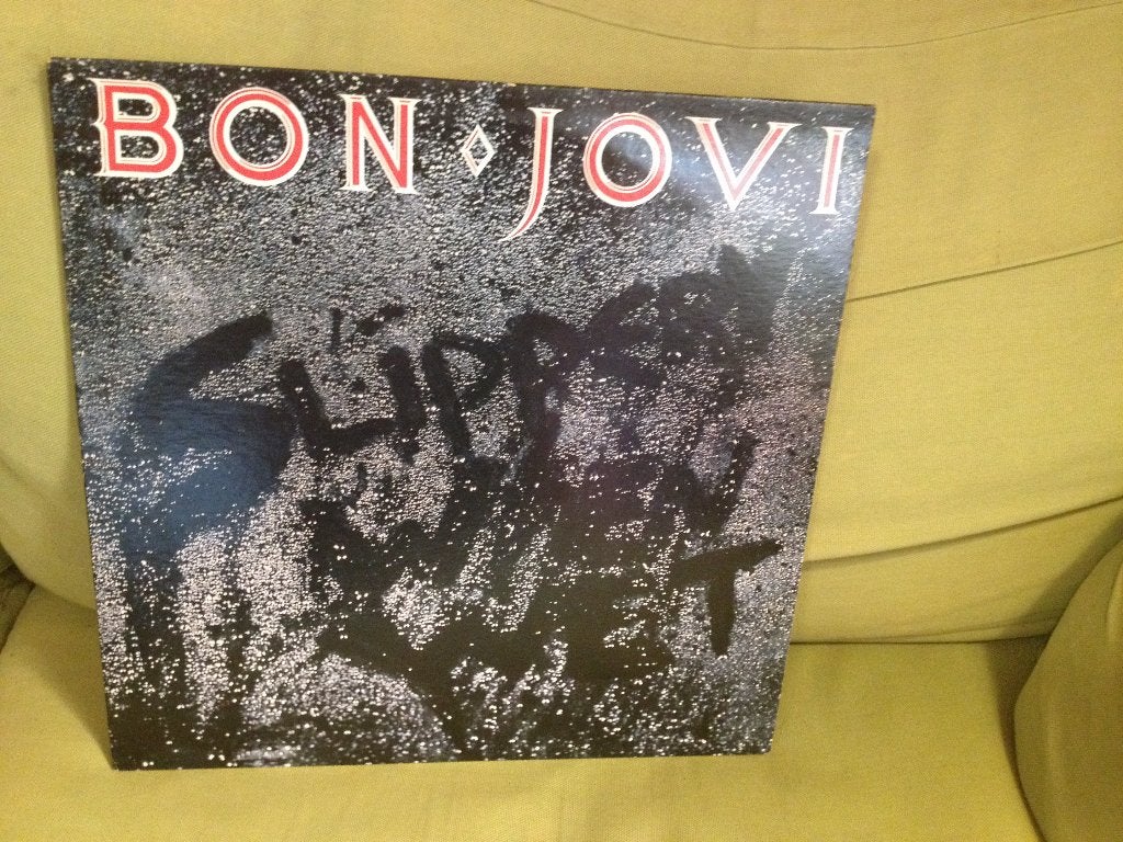 BON JOVI - Slippery when Wet, LP, Hard Rock, Ophalen of Verzenden, Zo goed als nieuw