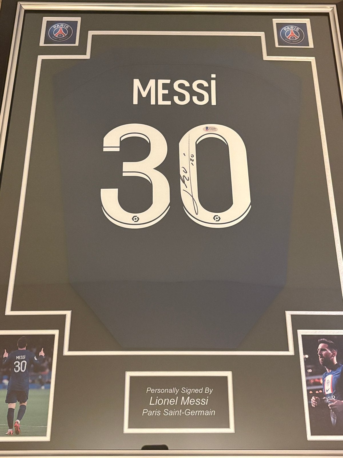 Voetbalshirt (PSG) Lionel Messi - Gesigneerd, Ophalen, Zo goed als nieuw