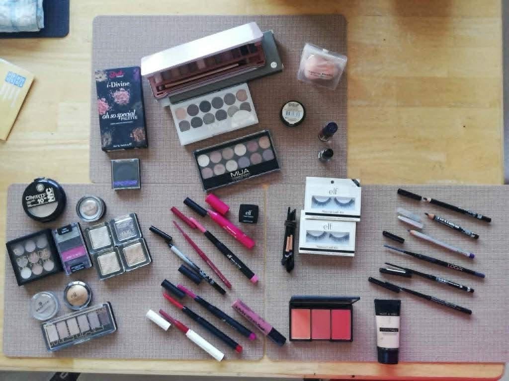 Schmink, KIKO,NYX, ELF, YVES ROCHER, mag weg, Ophalen of Verzenden, Zo goed als nieuw, Make-up