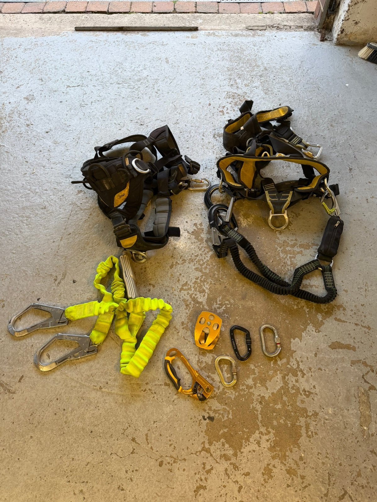 Harnais de sécurité x2 + accesoires, Enlèvement