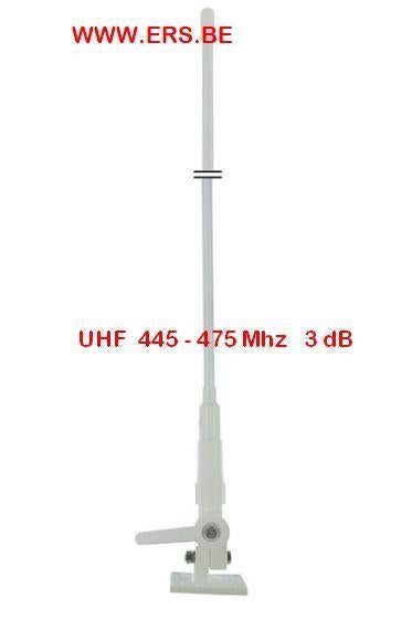 UHF Marifoon antenne 445 - 475 Mhz, Telecommunicatie, Ophalen of Verzenden, Zo goed als nieuw, Antenne