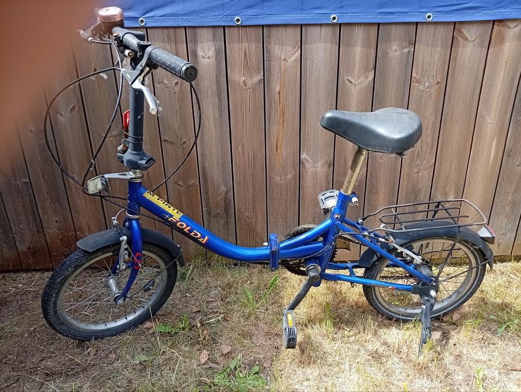 Plooifiets FOLDA blauw, Fietsen en Brommers, Ophalen of Verzenden