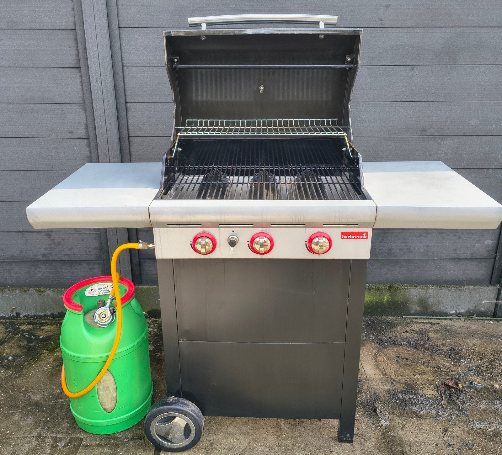 Barbecook gasbarbecue + hoes, Tuin en Terras, Ophalen, Gebruikt, Barbecook