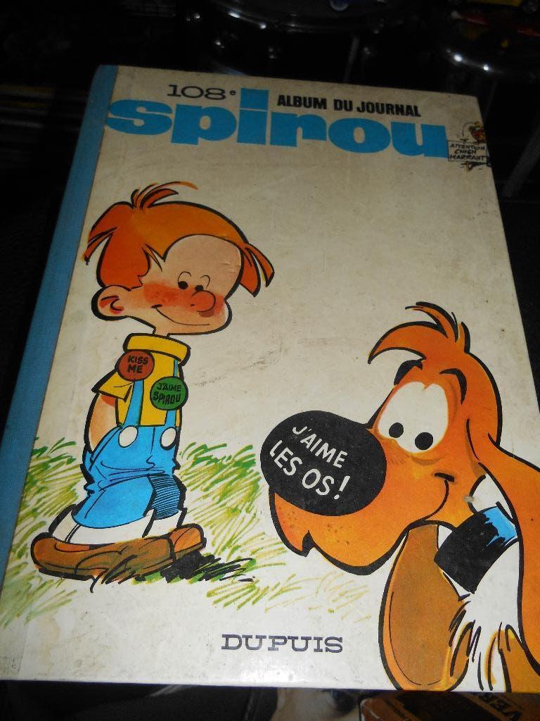 Spirou recueil 108 ( 1968), Livres, BD, Enlèvement ou Envoi