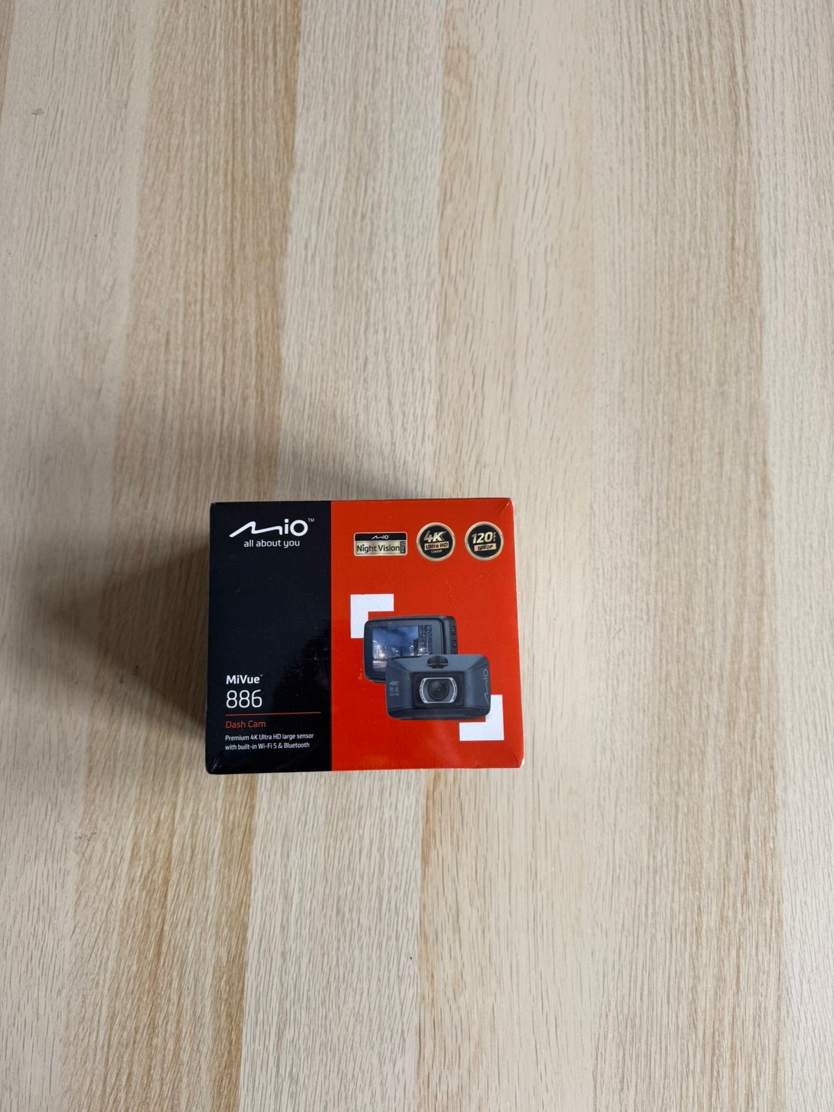 Mivue 886 dashcam (night vision, 4k ultra hd, 120fps), Enlèvement ou Envoi, Neuf, Caméra de tableau de bord