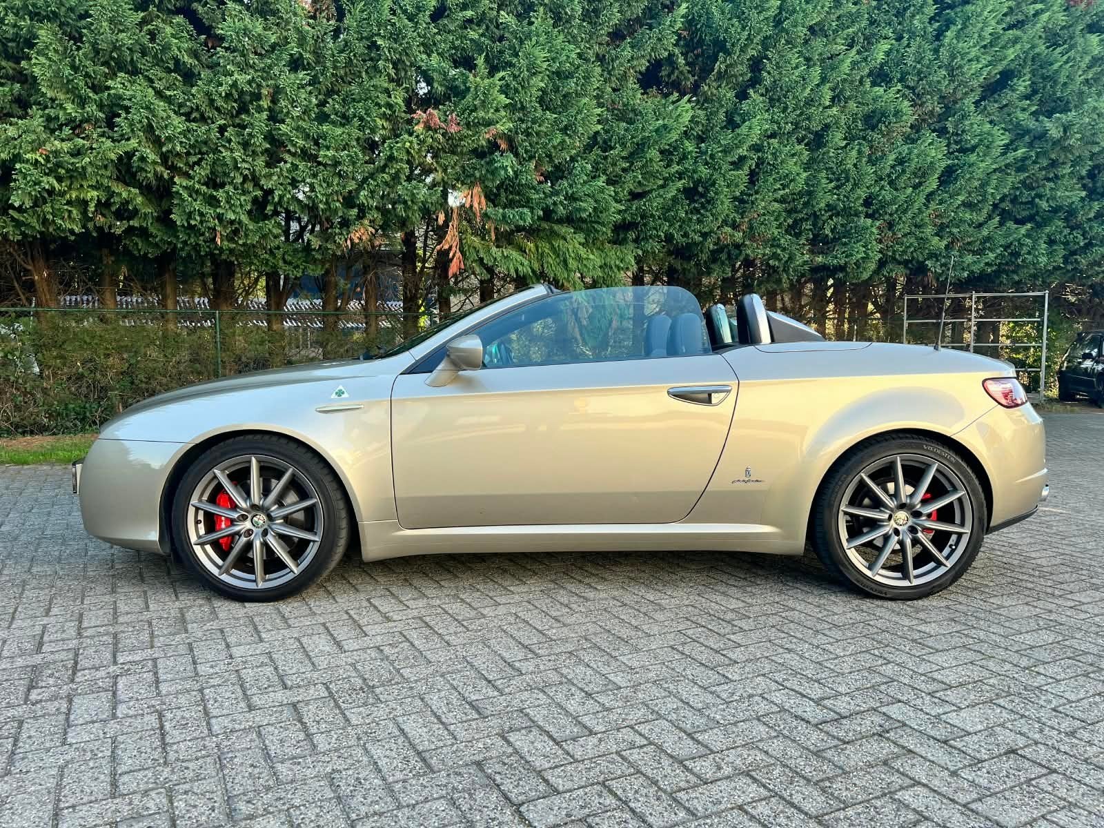Alfa Romeo Brera Spider 2.2 JTS, Auto's, Voorwielaandrijving, Zwart, Cabriolet, Spider