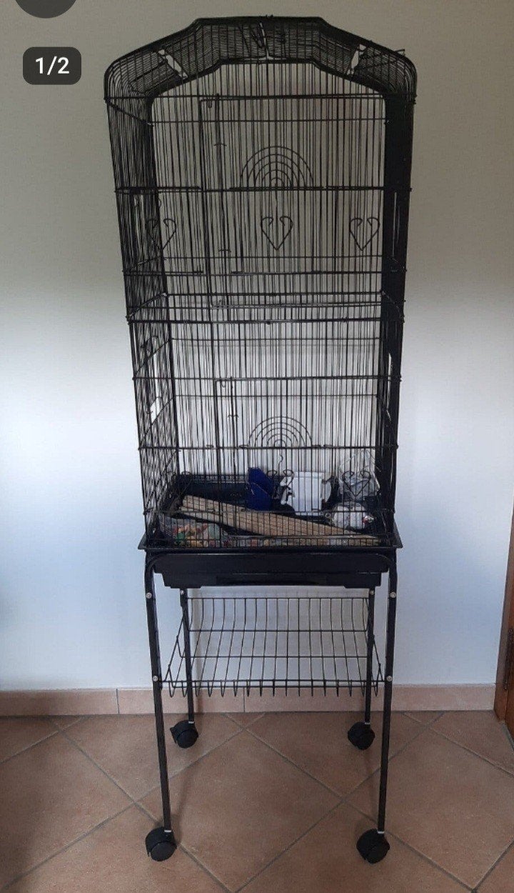 Cage pour oiseau sur pied, Enlèvement, Comme neuf