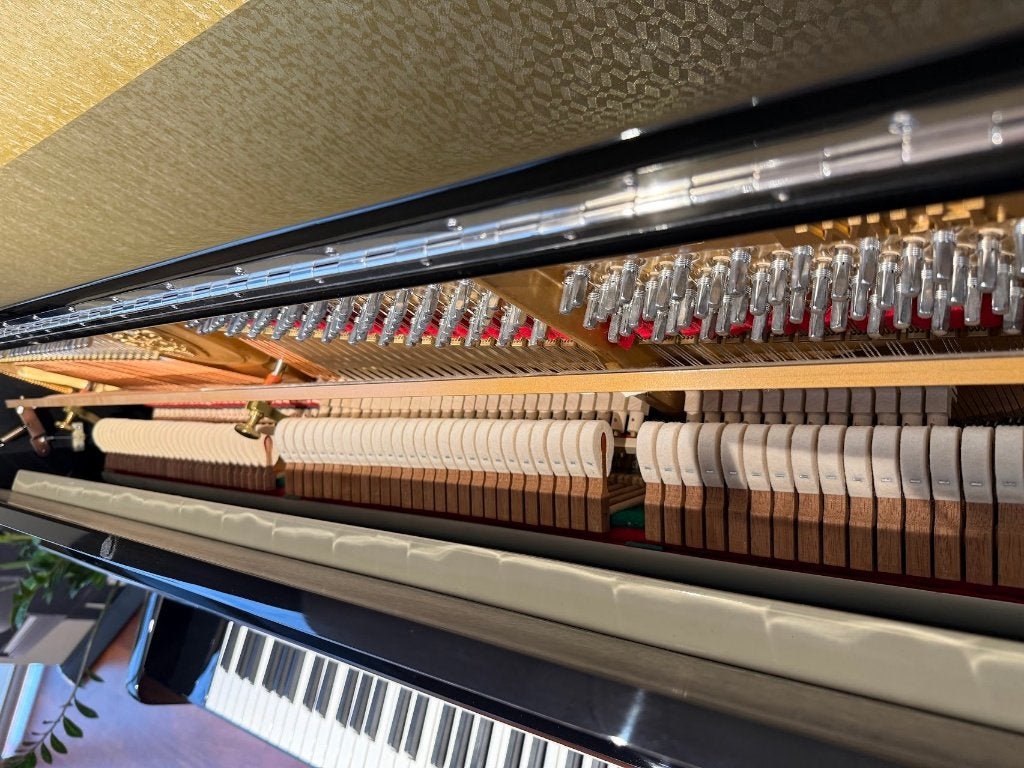 Wilh. Steinberg P-125 E piano, Musique & Instruments, Pianos, Brillant, Comme neuf, Piano, Noir