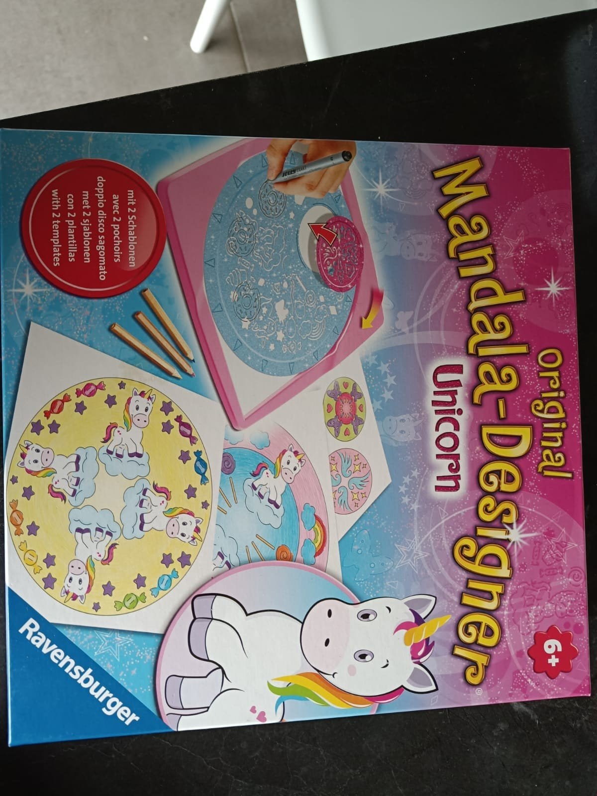 Mandala unicorn, Hobby en Vrije tijd, Tekenen, Ophalen
