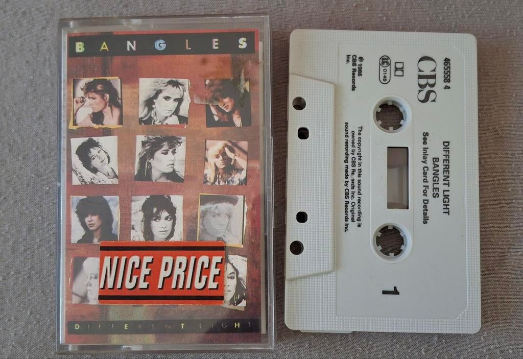 Vintage cassette muziekcassette K7 Bangles, Cd's en Dvd's, Cassettebandjes, 1 bandje, Ophalen of Verzenden, Zo goed als nieuw
