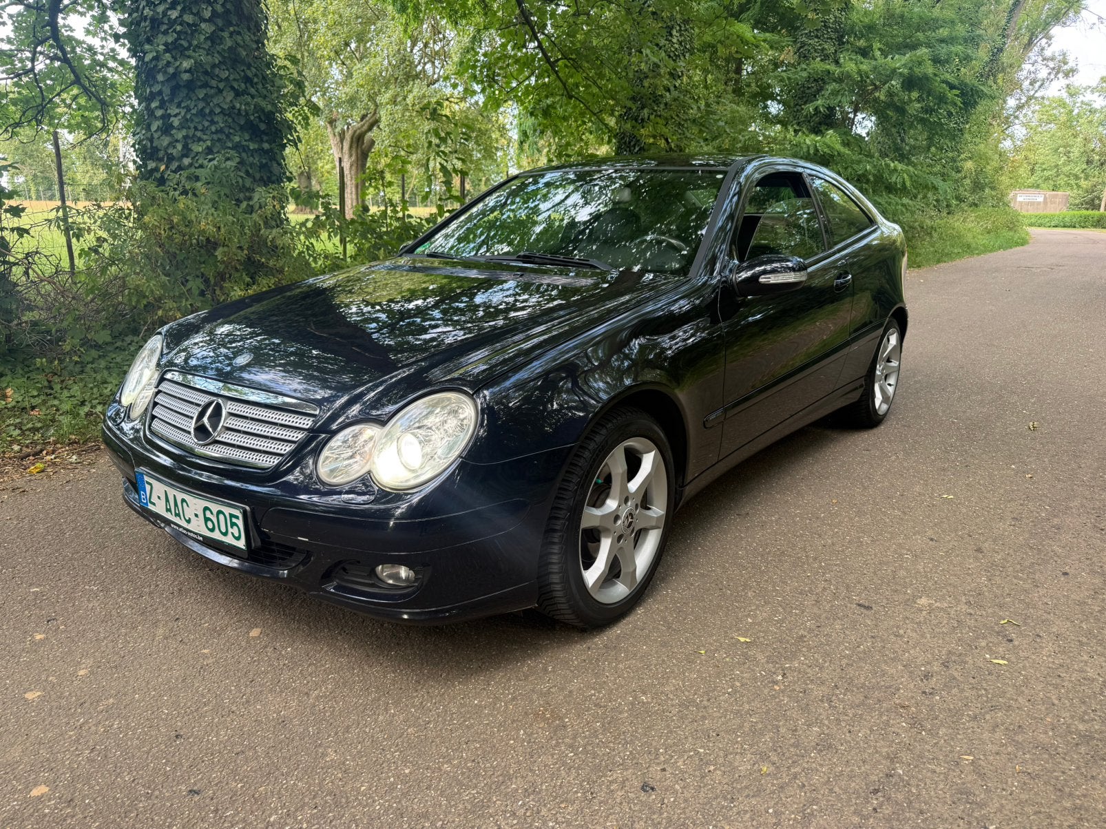 MB C180 kompressor Sport Editie! Airco Leer Xenon! TOP!, Achat, Entreprise, Boîte manuelle, 2 portes