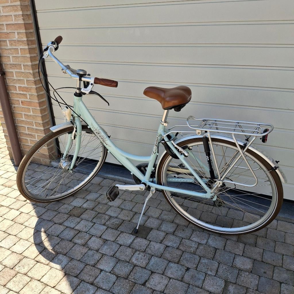 tiener/damesfiets Eclips l'Avenir lichtblauw, Fietsen en Brommers, 47 tot 50 cm, Versnellingen, Zo goed als nieuw, Ophalen