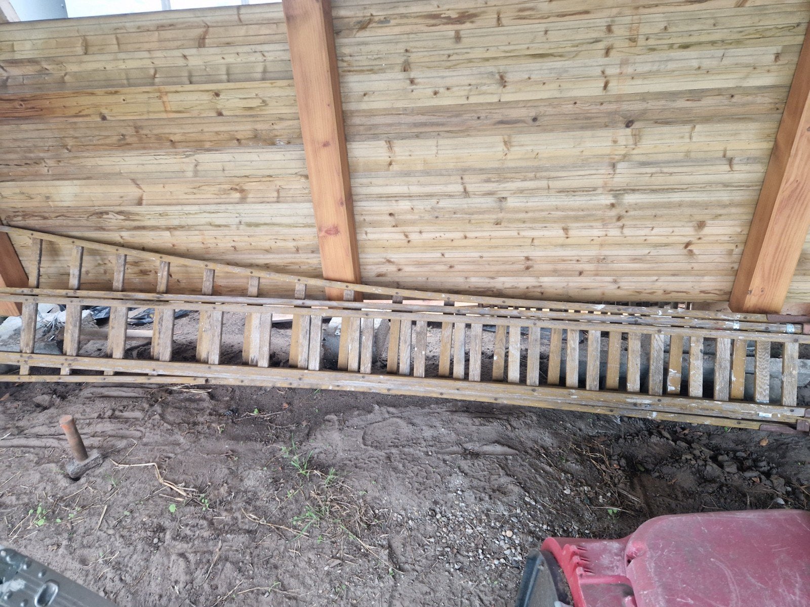 ladder 3x 3.5meter, Ophalen, Ladder