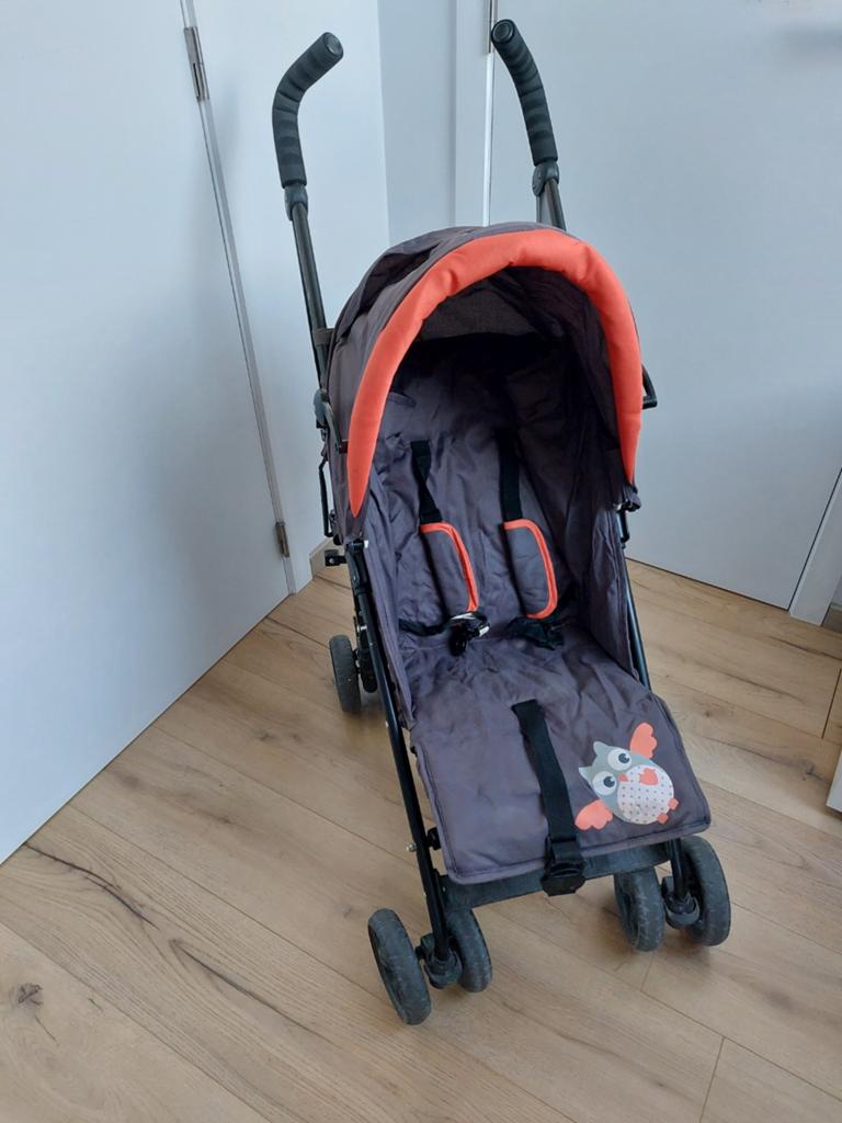 Plooibuggy met regenhoes en parasol., Kinderen en Baby's, Ophalen, Regenhoes