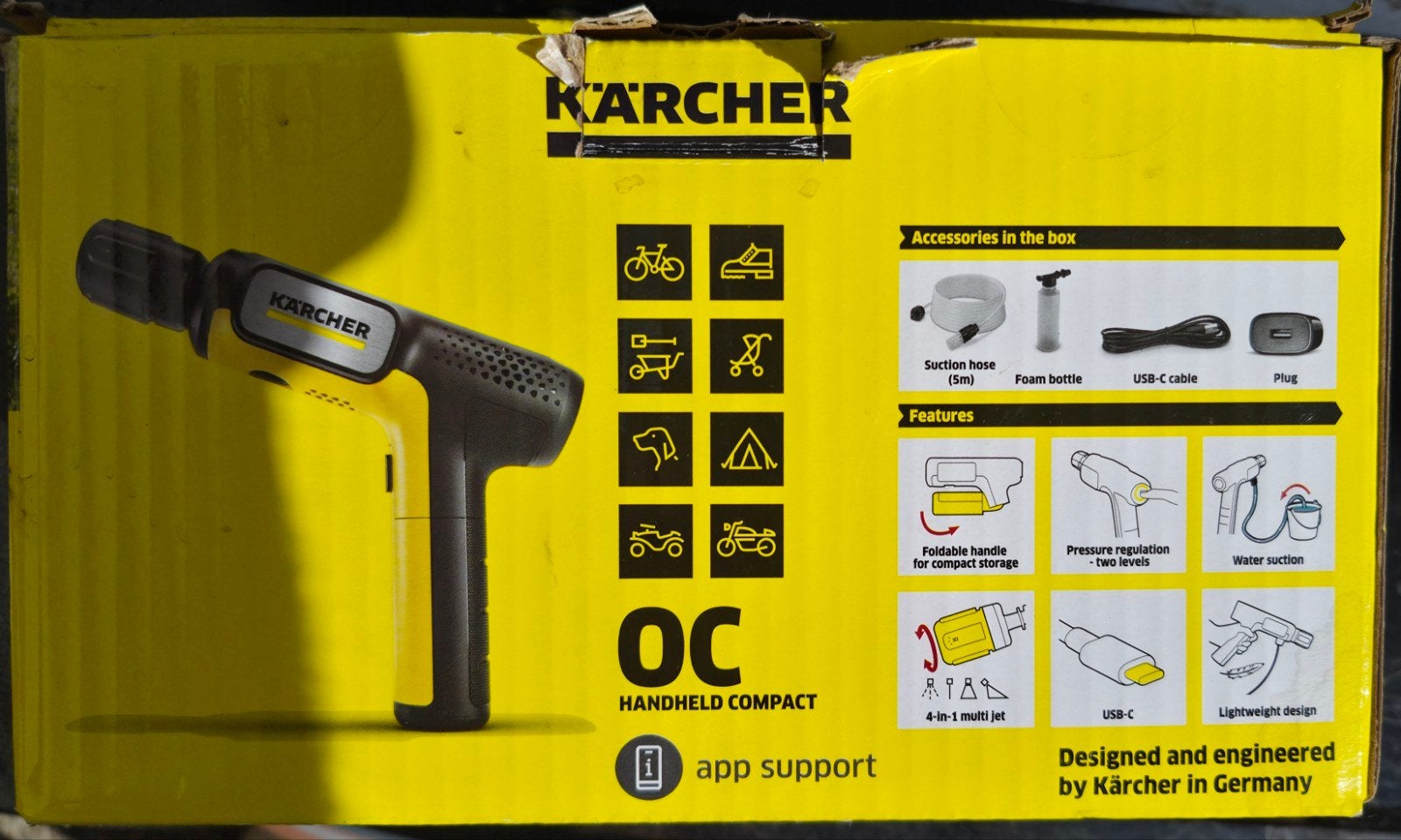 KarcherOC sans fil. Pistolet de nettoyage a haut pression, Enlèvement ou Envoi, Comme neuf
