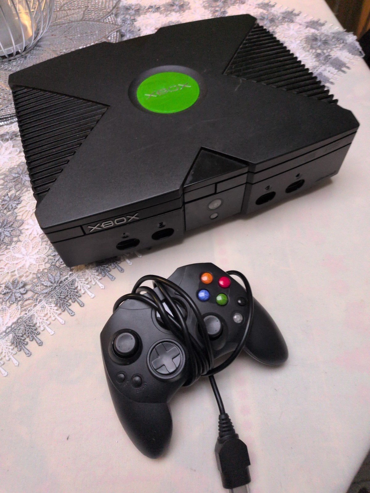 XBOX ORIGINAL + 1CONTROLLER+ GAMES, Consoles de jeu & Jeux vidéo, Consoles de jeu | Xbox Original, Enlèvement, Utilisé, Avec 1 manette