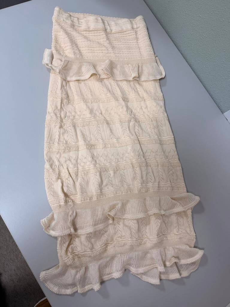 Zimmermann rok crème maat S - luxe knit skirt lang lange rok, Beige, Ophalen of Verzenden, Zo goed als nieuw, Maat 36 (S)