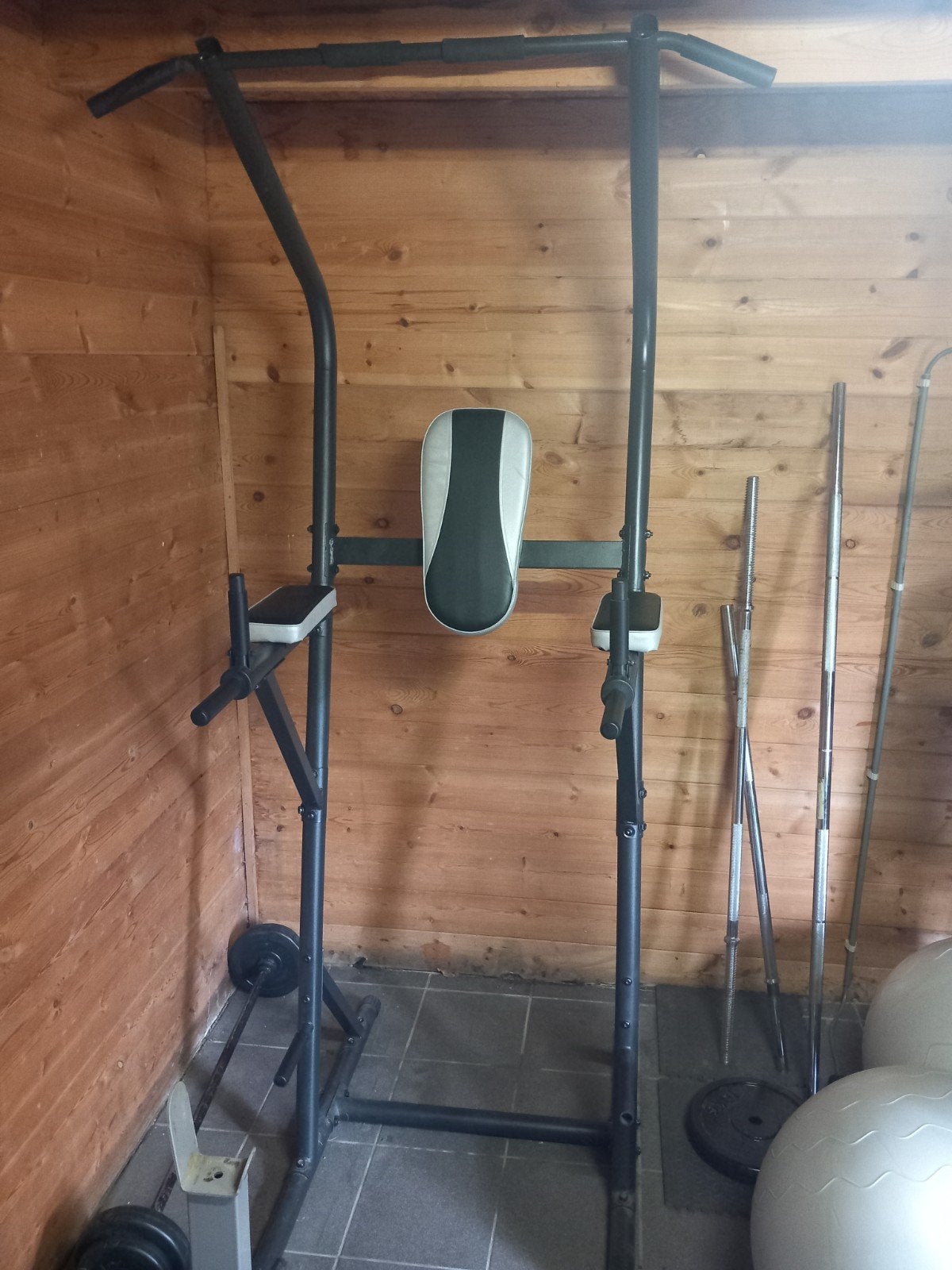 Powertoren met pull up bar, Sport en Fitness, Ophalen
