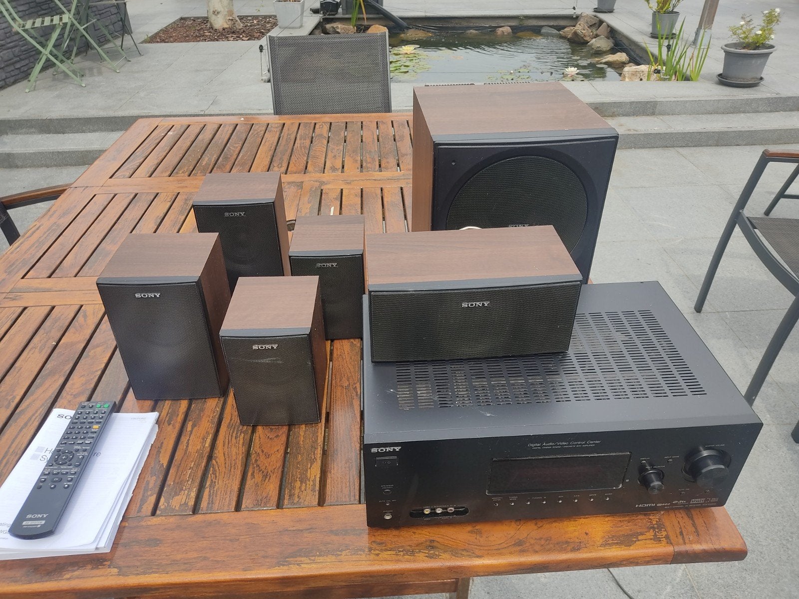 Sony home theatre system, Ophalen, Sony