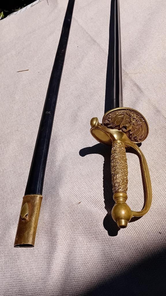 Officier épéiste français, gendarmerie, 2e Empire, Enlèvement ou Envoi, Armée de terre, Épée ou sabre
