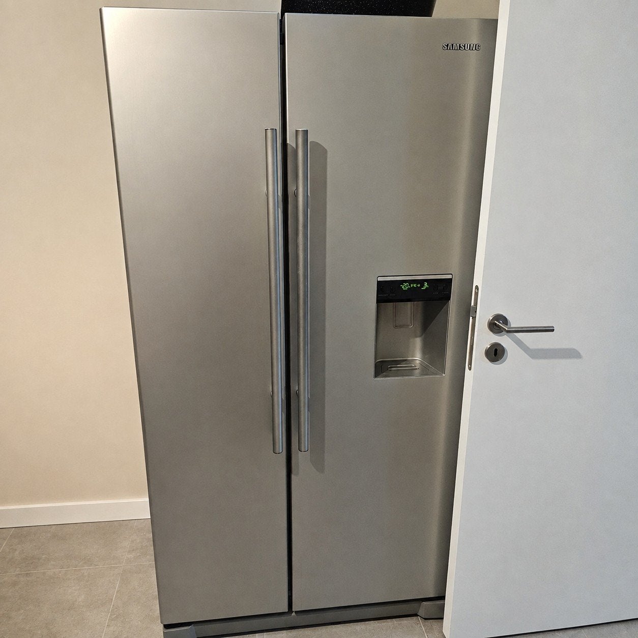 Réfrigérateur américain Samsung, 160 cm ou plus, Comme neuf, Enlèvement, 60 cm ou plus